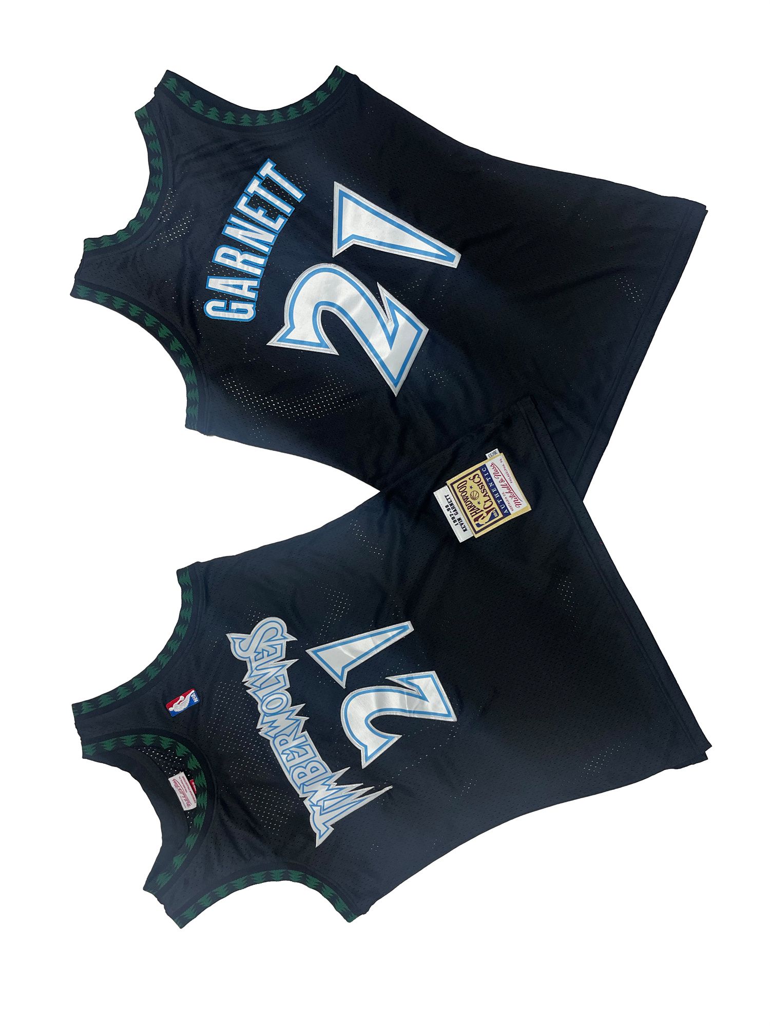 Men Minnesota Timberwolves #21 Garnett Black Throwback NBA Jersey->phoenix suns->NBA Jersey